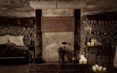 Slumber Party for Two on October 31st in the Catacombs of Paris