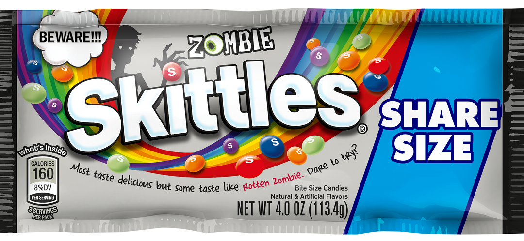 Zombie Skittles to Are Coming to Offer You A Hidden Rotten Zombie Flavor